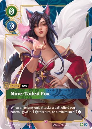 Ahri – Nine-Tailed Fox (255) Foil - Origins