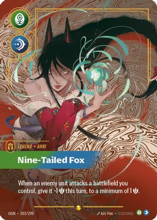 Ahri – Nine-Tailed Fox (Showcase) (303) Foil - Origins