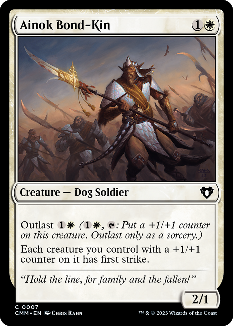 Ainok Bond-Kin (007) Foil - Commander Masters