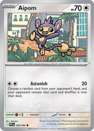 Aipom (78) - Phantasmal Flames