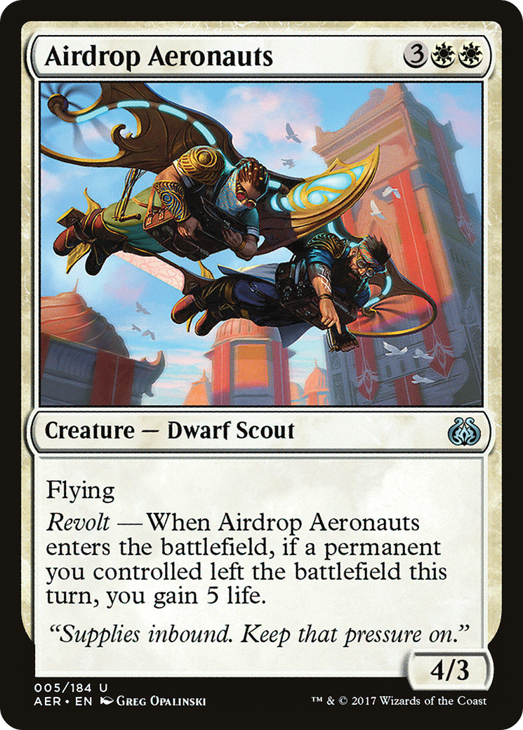 Airdrop Aeronauts (005) Foil - Aether Revolt