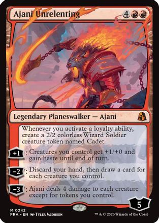 Ajani Unrelenting (242) - Reality Fracture
