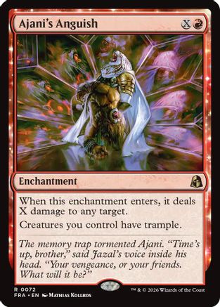 Ajani's Anguish (072) Foil - Reality Fracture