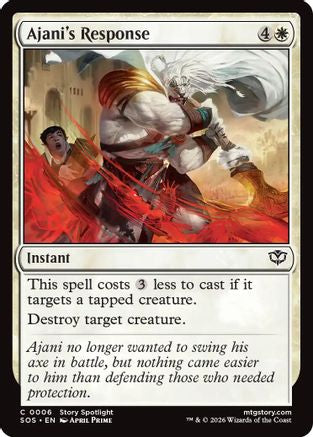Ajani's Response (006) Foil - Secrets of Strixhaven