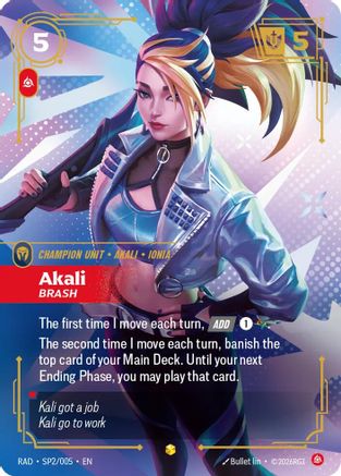 Akali, Brash (SP2) Foil - Radiance