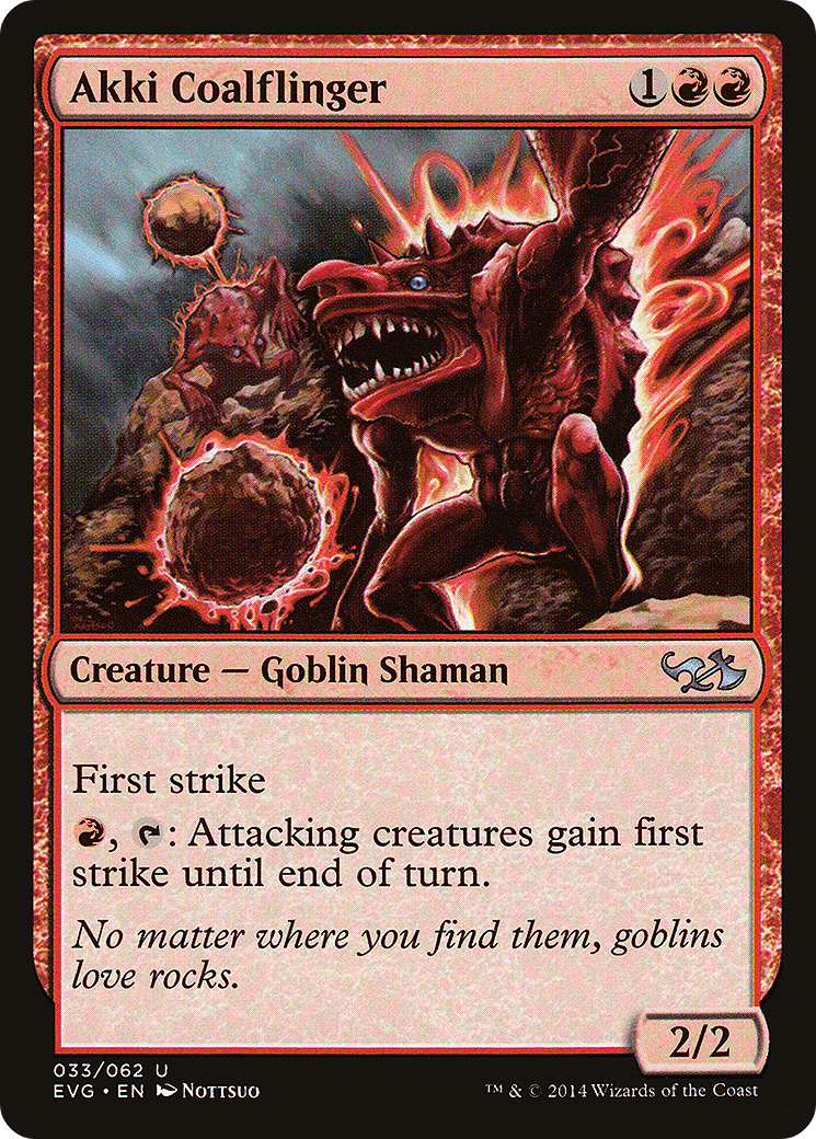 Akki Coalflinger (033) - Duel Decks Anthology: Elves vs. Goblins