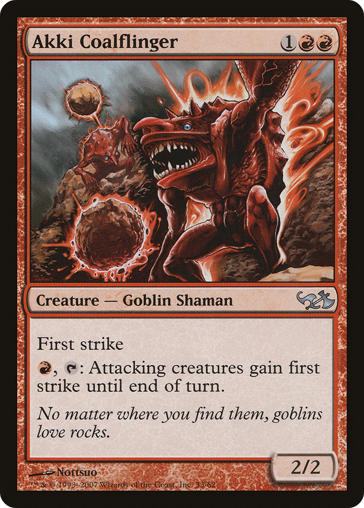 Akki Coalflinger (033) - Duel Decks: Elves vs. Goblins