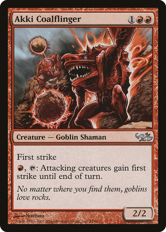 Akki Coalflinger (033) - Duel Decks: Elves vs. Goblins