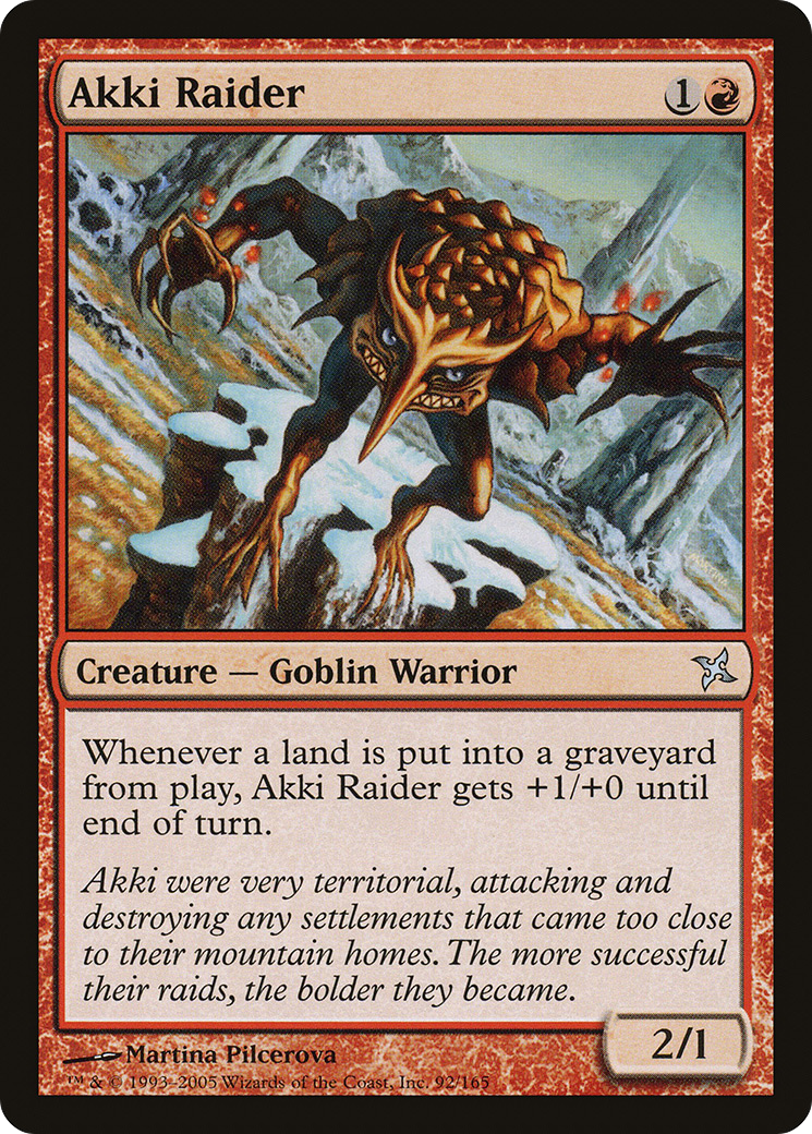 Akki Raider (092) - Betrayers of Kamigawa