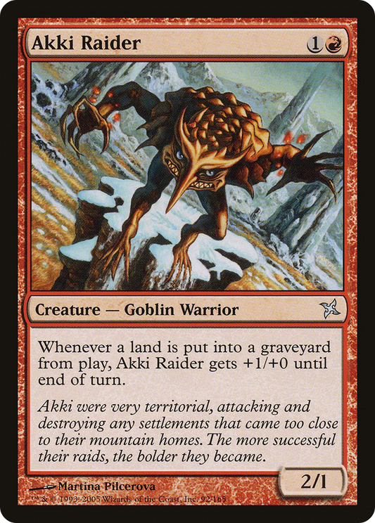 Akki Raider (092) - Betrayers of Kamigawa