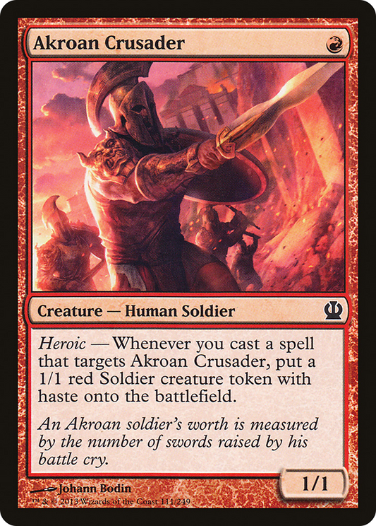 Akroan Crusader (111) Foil - Theros