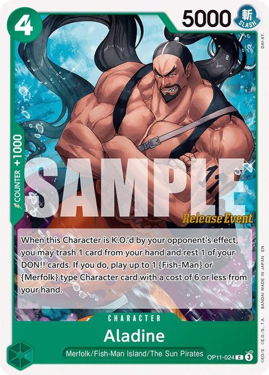 Aladine (OP11-024) Release Event Cards