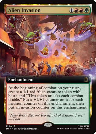 Alien Invasion (Extended Art) (417) - Marvel Super Heroes