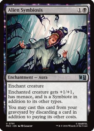 Alien Symbiosis (791) Foil - Commander: Marvel Super Heroes