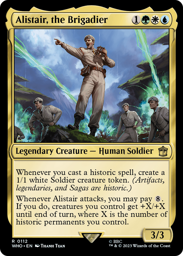 Alistair, the Brigadier (112) Foil - Doctor Who