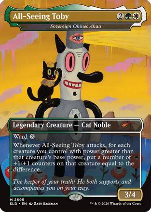 All-Seeing Toby – Sovereign Okinec Ahau (2695) Foil - Secret Lair Drop Series