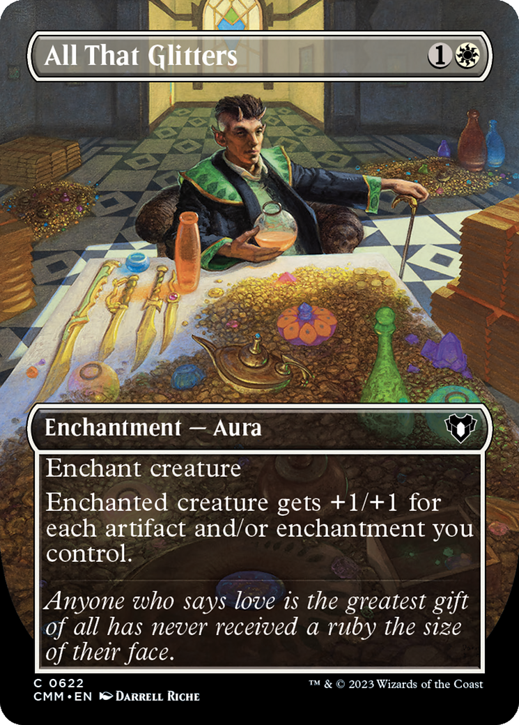All That Glitters (Borderless) (622) - Commander Masters
