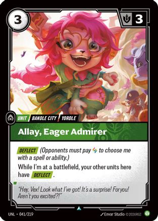 Allay, Eager Admirer (041) Foil - Unleashed