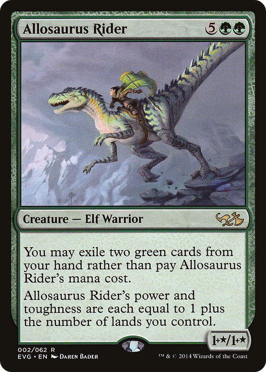 Allosaurus Rider (002) - Duel Decks Anthology: Elves vs. Goblins