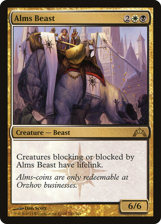 Alms Beast (141) Foil - Gatecrash