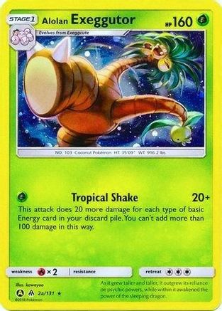 Alolan Exeggutor (2a) Holofoil - Forbidden Light