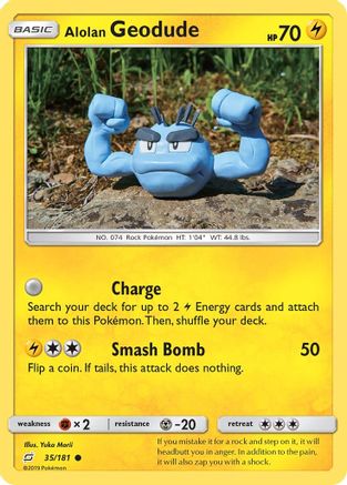 Alolan Geodude (35) - Team Up