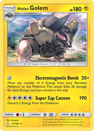 Alolan Golem (37) - Team Up