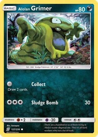 Alolan Grimer (127) - Unified Minds