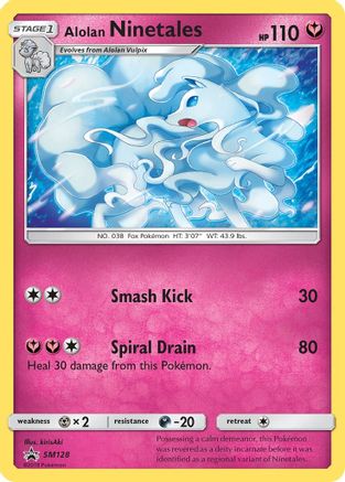 Alolan Ninetales (SM128) - Black Star Promos