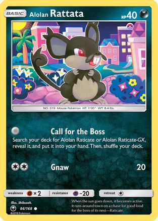 Alolan Rattata (84) Reverse Holofoil - Celestial Storm