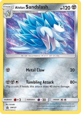 Alolan Sandslash (SM127) - Black Star Promos
