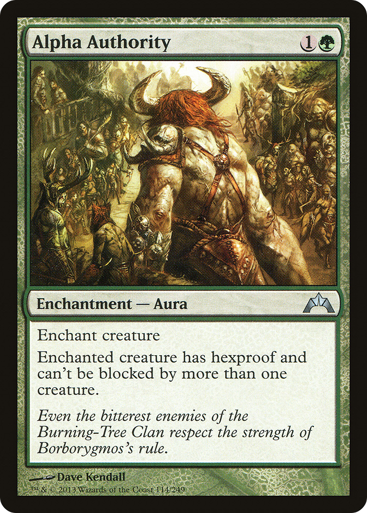 Alpha Authority (114) Foil - Gatecrash