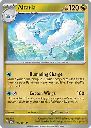 Altaria (134) Reverse Holofoil - Surging Sparks