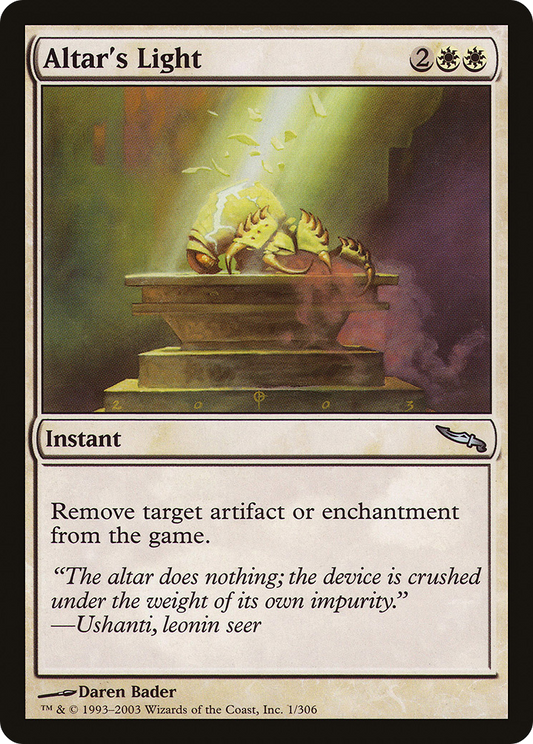 Altar's Light (001) Foil - Mirrodin