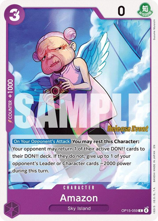 Amazon (OP15-059) Release Event Cards