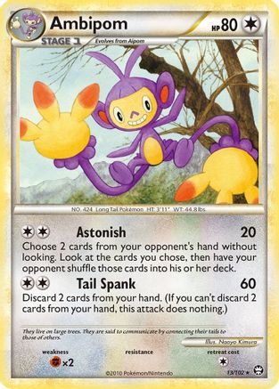 Ambipom (13) Reverse Holofoil - Triumphant