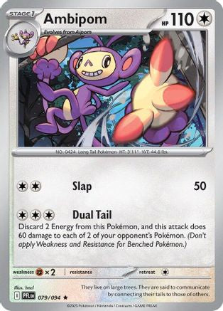 Ambipom (79) Holofoil - Phantasmal Flames