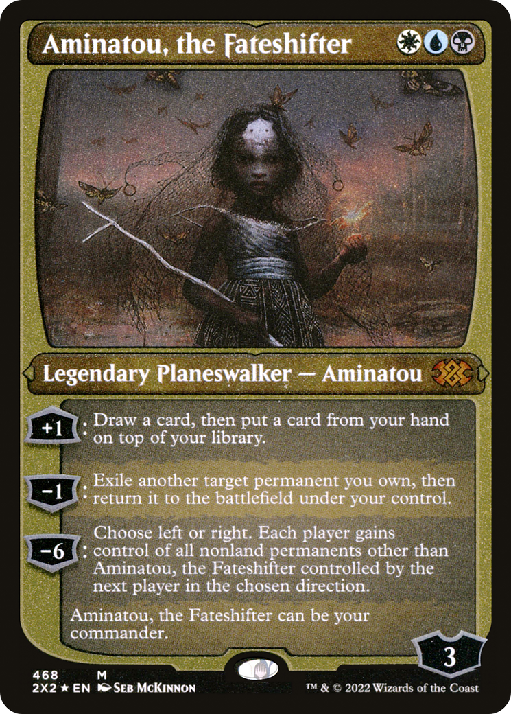 Aminatou, the Fateshifter (468) Etched Foil - Double Masters 2022