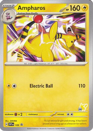 Ampharos (#28 Pikachu) (109) - Battle Academy 2024