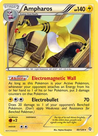 Ampharos (40) Holofoil - Dragons Exalted