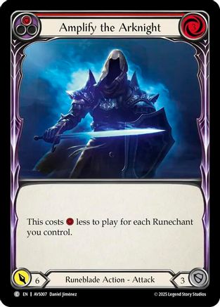 Amplify the Arknight (Red) (AVS007) - Armory Deck: Legends Viserai