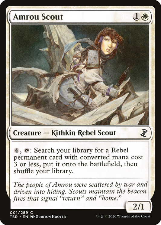 Amrou Scout (001) - Time Spiral Remastered Foil