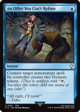An Offer You Can't Refuse (267) Surge Foil - Commander: FINAL FANTASY