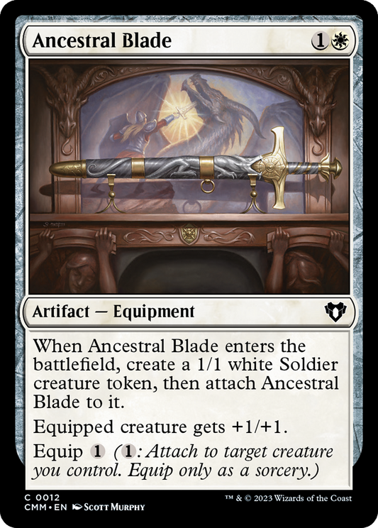 Ancestral Blade (012) Foil - Commander Masters