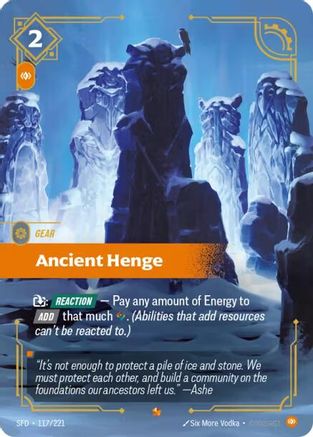 Ancient Henge (117) Foil - Spiritforged