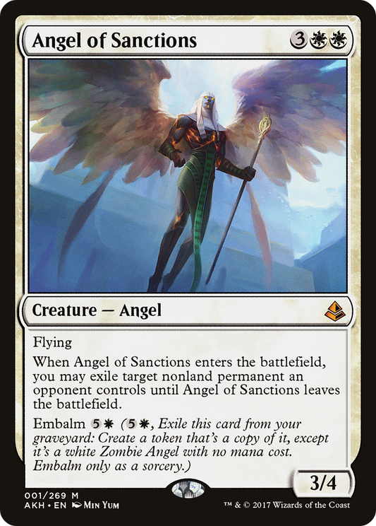 Angel of Sanctions (001) Foil - Amonkhet