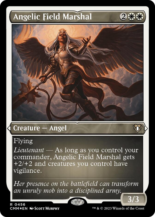 Angelic Field Marshal (456) Foil - Commander Masters