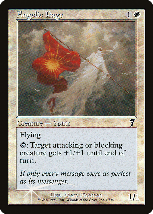 Angelic Page (001) Foil - Seventh Edition