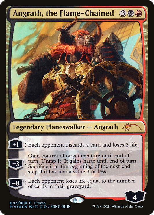 Angrath, the Flame-Chained (003) (Year of the Ox 2021) Foil - Standard Showdown Promos