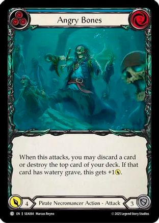 Angry Bones (Blue) (SEA064) Rainbow Foil - High Seas